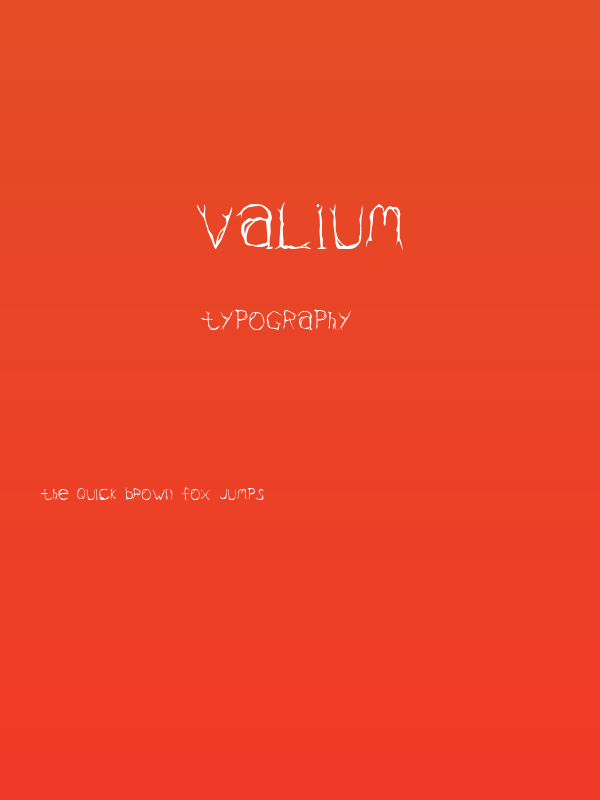 Valium Poster