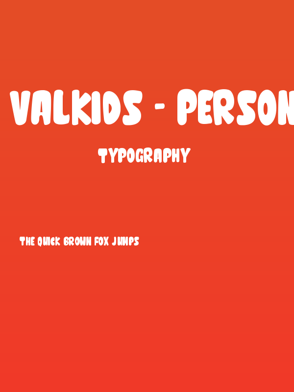 Valkids - Personal use Poster