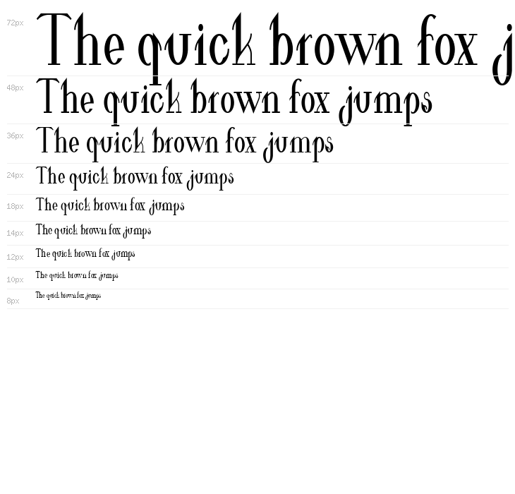 Valkyrie Bold Condensed Waterfall