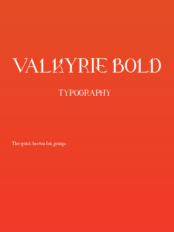 Valkyrie Bold Poster