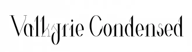 Valkyrie Condensed  Fuentes Gratis Descargar