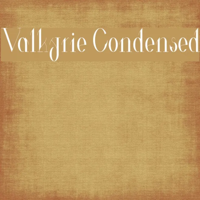 Valkyrie Condensed Example 2