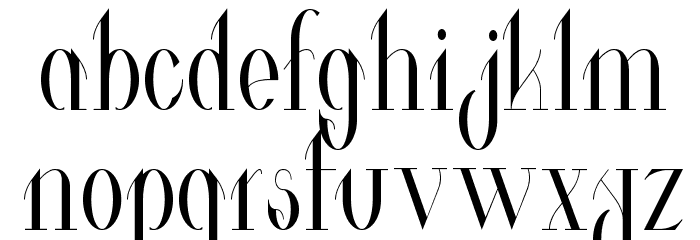 Valkyrie Condensed Font LOWERCASE