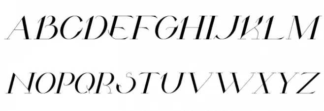 Valkyrie Extended Italic Fuentes MAYÚSCULAS