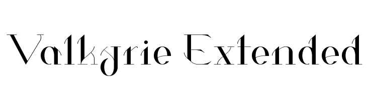 Valkyrie Extended  नि: शुल्क फ़ॉन्ट्स डाउनलोड