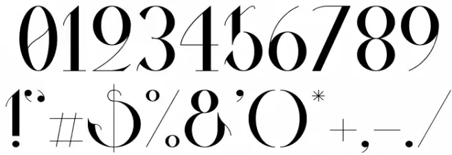 Valkyrie Extended Font OTHER CHARS