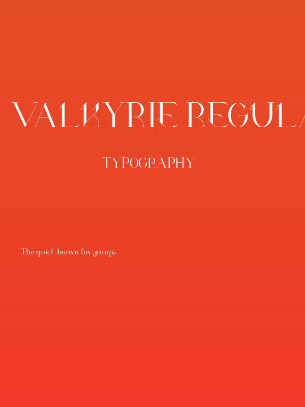 Valkyrie Regular Poster