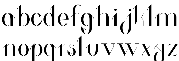 Valkyrie Regular Font LOWERCASE