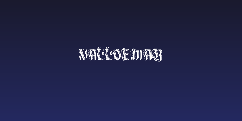 Valldemar Social Header