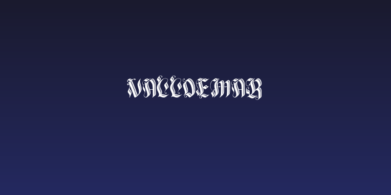 Valldemar Social Header