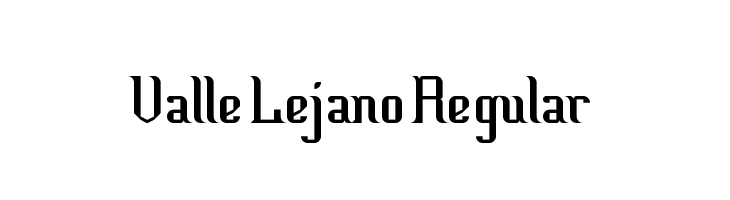 Valle Lejano Regular Font