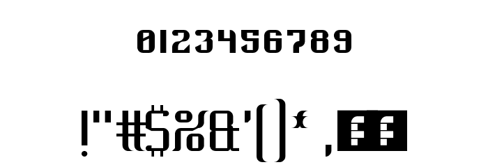 Valle Lejano Regular Font OTHER CHARS