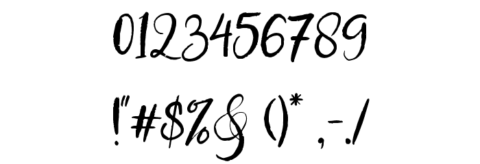 Valledofasjustpersonalonly Font OTHER CHARS