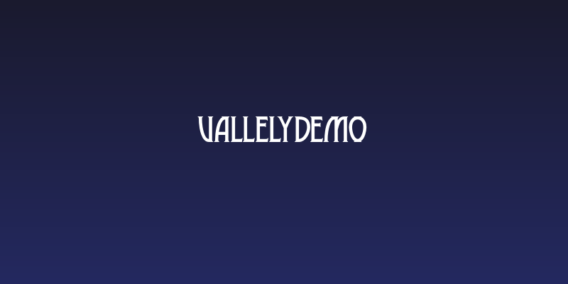 VallelyDEMO Social Header