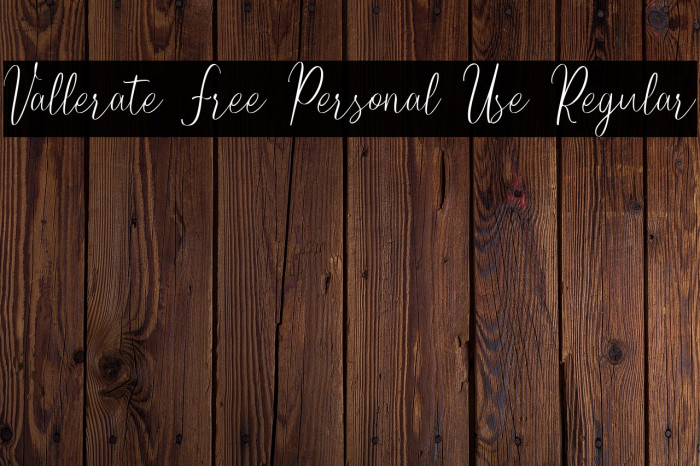 Vallerate Free Personal Use Regular Example 3