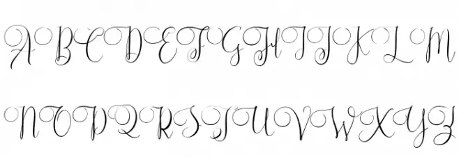 Vallerya FREE フォント 大文字