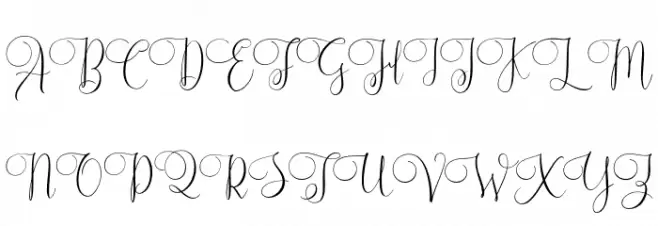 ValleryaFREE 字体 大写