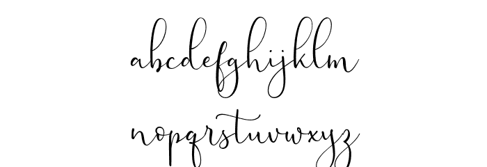 ValleryaFREE Font LOWERCASE