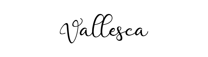 Vallesca  नि: शुल्क फ़ॉन्ट्स डाउनलोड