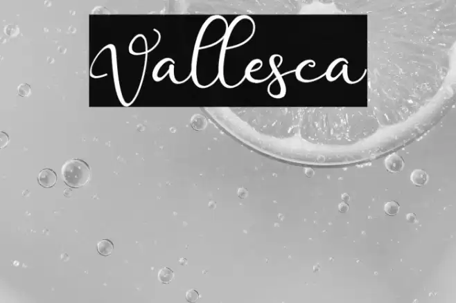 Vallesca Font examples