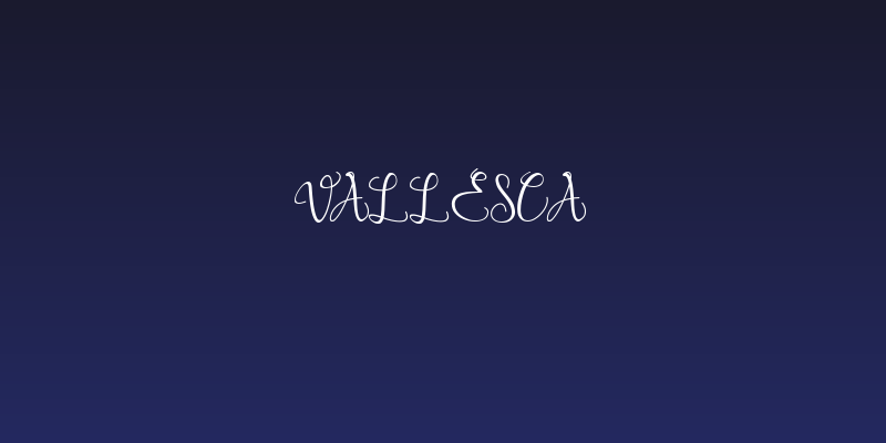 Vallesca Social Header