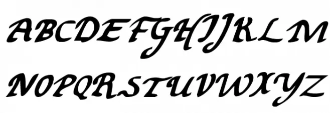 Valley Forge Bold Italic Fuentes MAYÚSCULAS