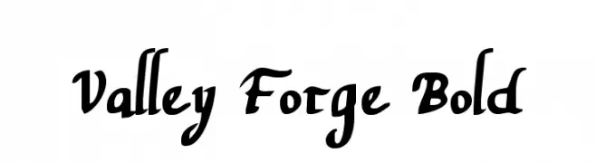 Valley Forge Bold  नि: शुल्क फ़ॉन्ट्स डाउनलोड