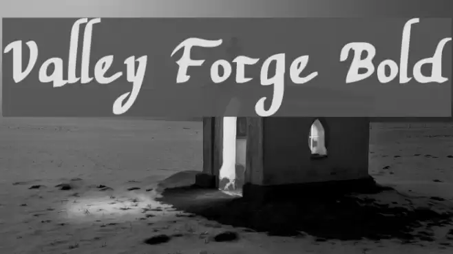Valley Forge Bold Font examples