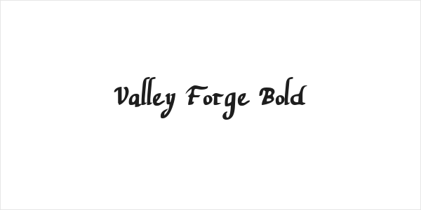 Valley Forge Bold Logo