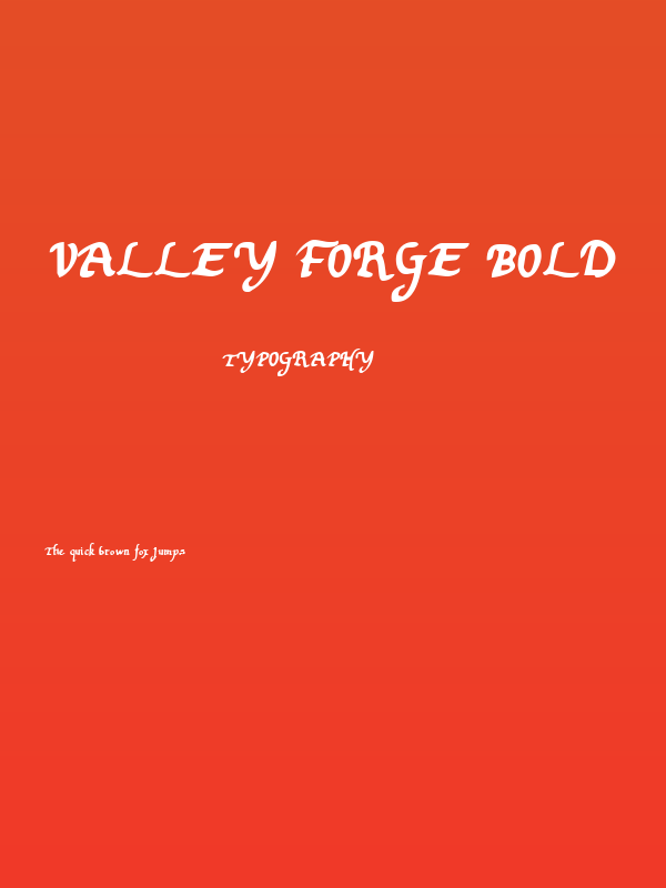 Valley Forge Bold Poster