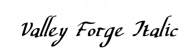 Valley Forge Italic  नि: शुल्क फ़ॉन्ट्स डाउनलोड