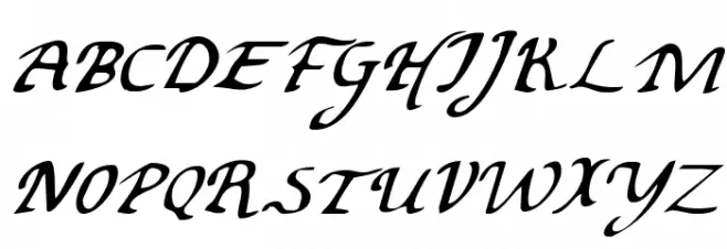 Valley Forge Italic Fonte MAIÚSCULAS