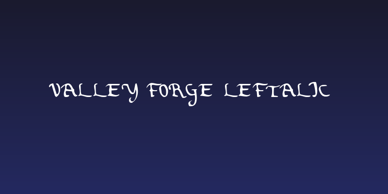 Valley Forge Leftalic Social Header