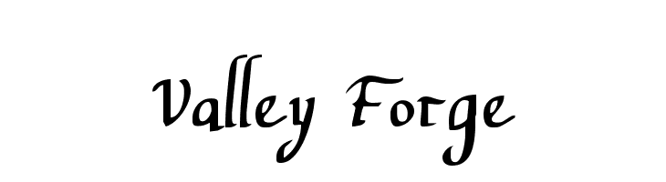Valley Forge Font