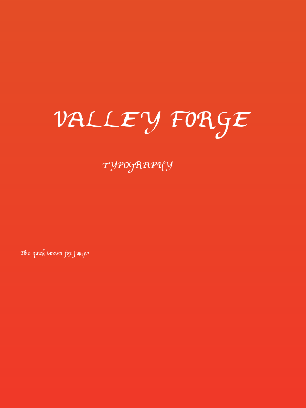Valley Forge Poster