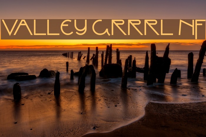 Valley Grrrl NF Font examples