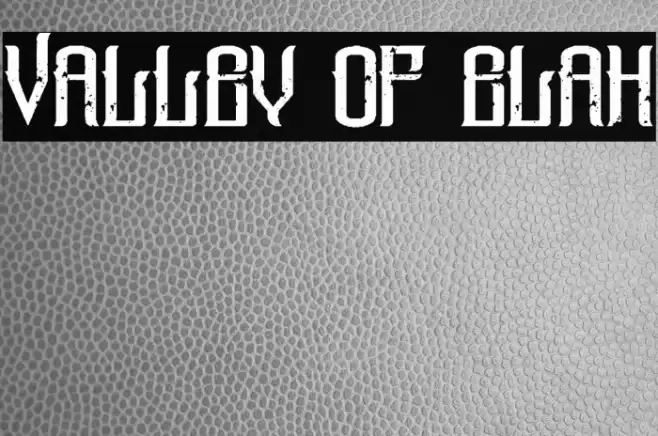 Valley Of Elah Font examples