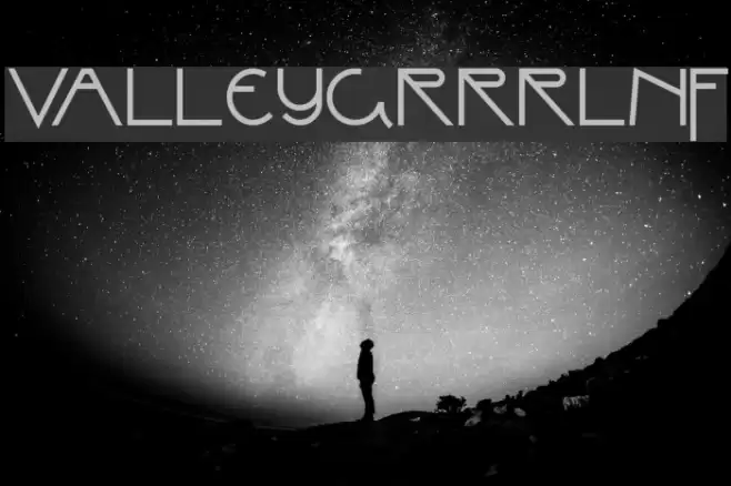 ValleyGrrrlNF フォント examples