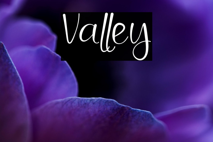 Valley Example 3