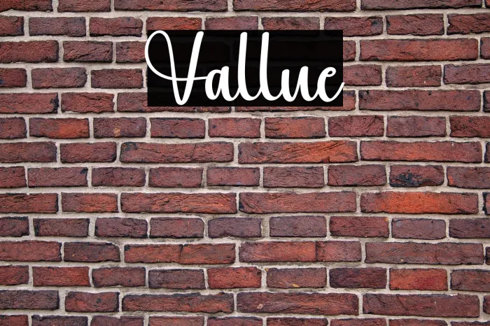 Vallue Example 3