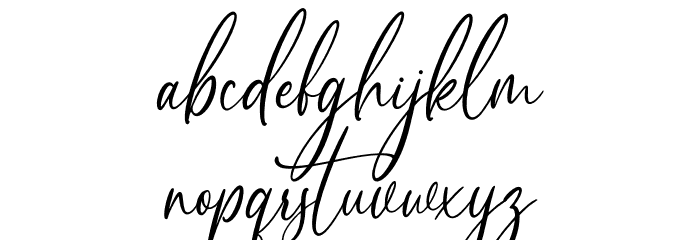 Valment Font LOWERCASE
