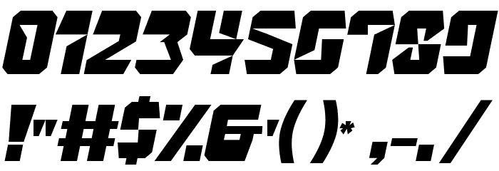 Valomax Italic Personal Use Font OTHER CHARS