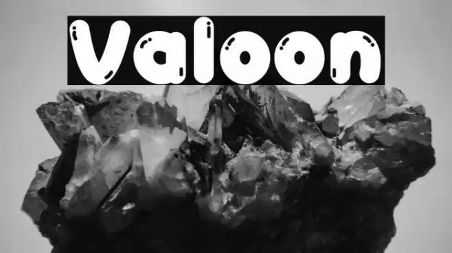 Valoon Font examples
