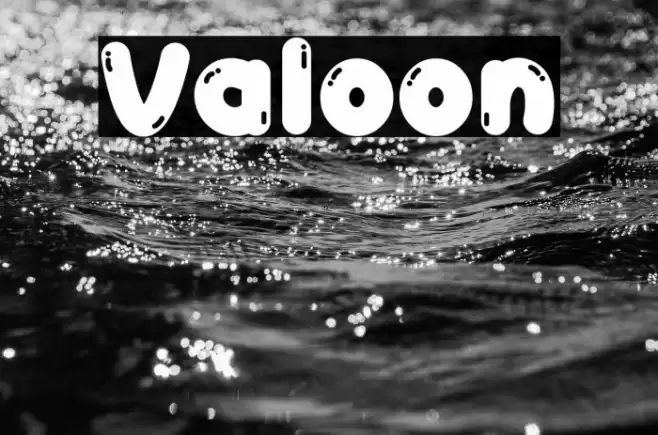 Valoon Font examples