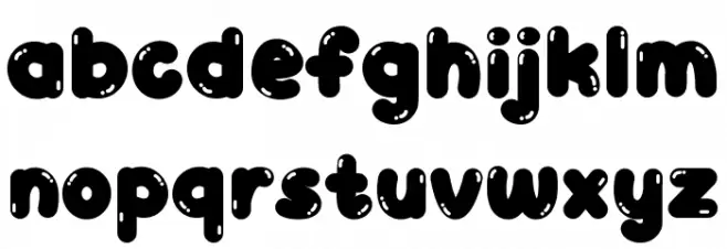 Valoon Schriftart Kleinbuchstaben