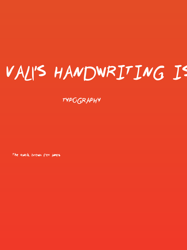 Val's Handwriting is Pretty Messy Poster