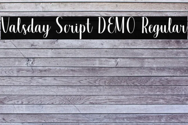 Valsday Script DEMO Regular Example 2