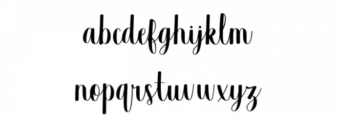 Valsday Script DEMO Regular 字体 小写