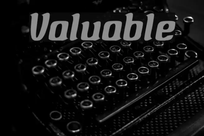 Valuable Fonte examples