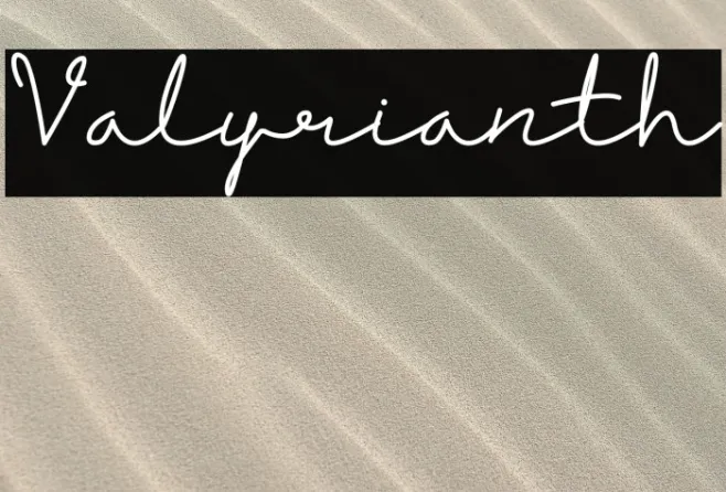 Valyrianth Example 1